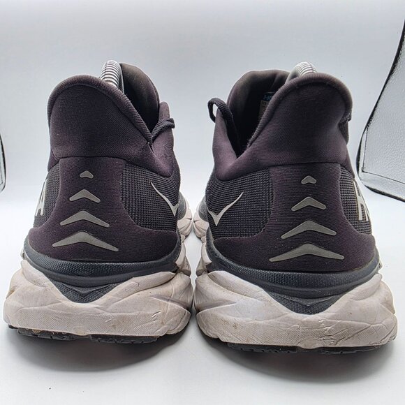 Hoka One One Clifton 8 Shoes Womans Size 9 B Black Athletic Shoes Running Walk - Picture 5 of 13